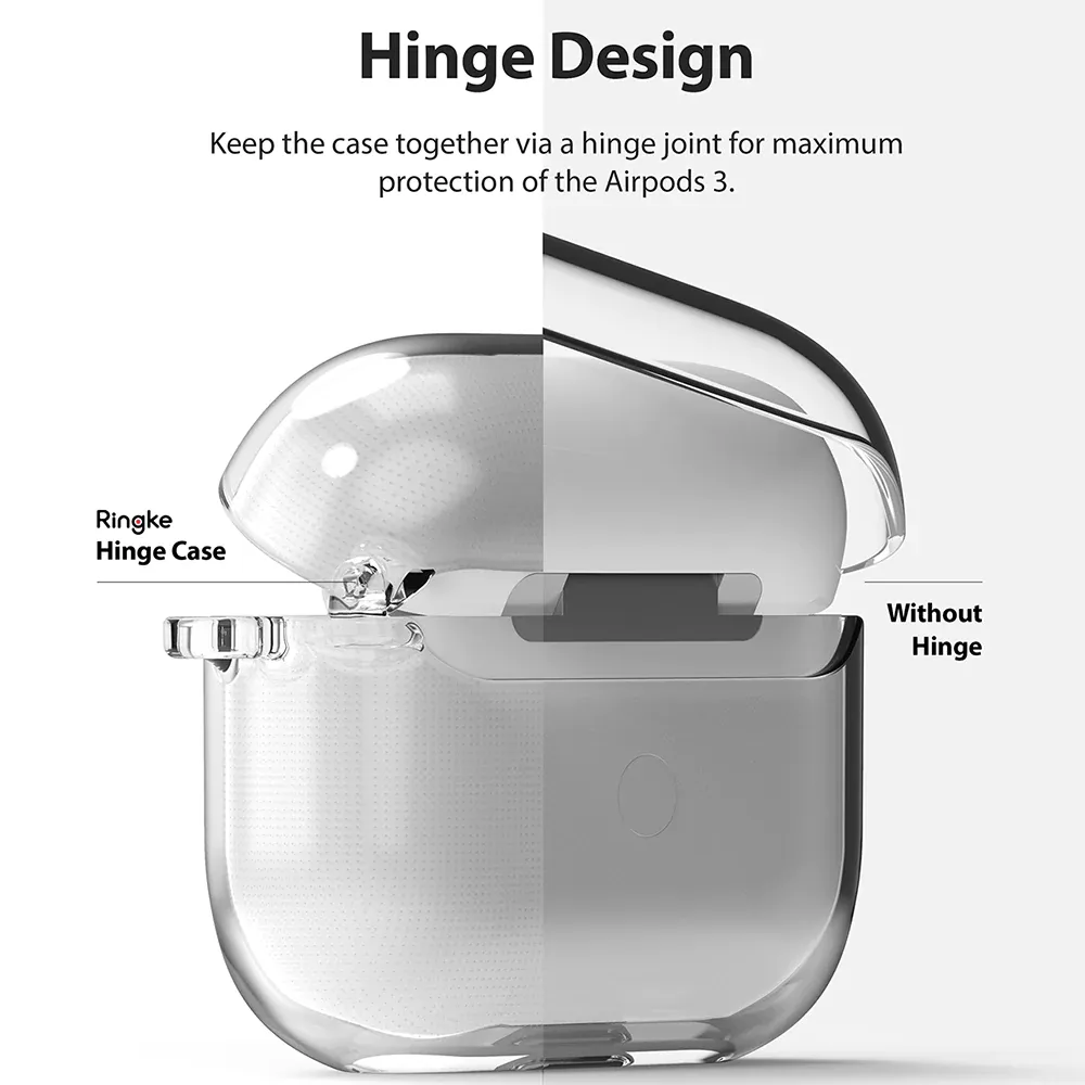 Ringke รุ่น Hinge - เคส Airpods 3 - สี Clear