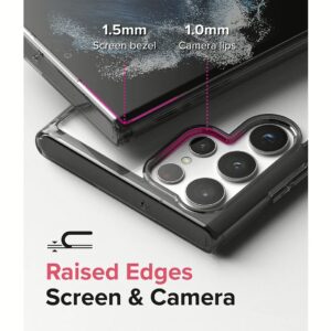 Ringke รุ่น Fusion - เคส Galaxy S22 Ultra - สี Smoke Black