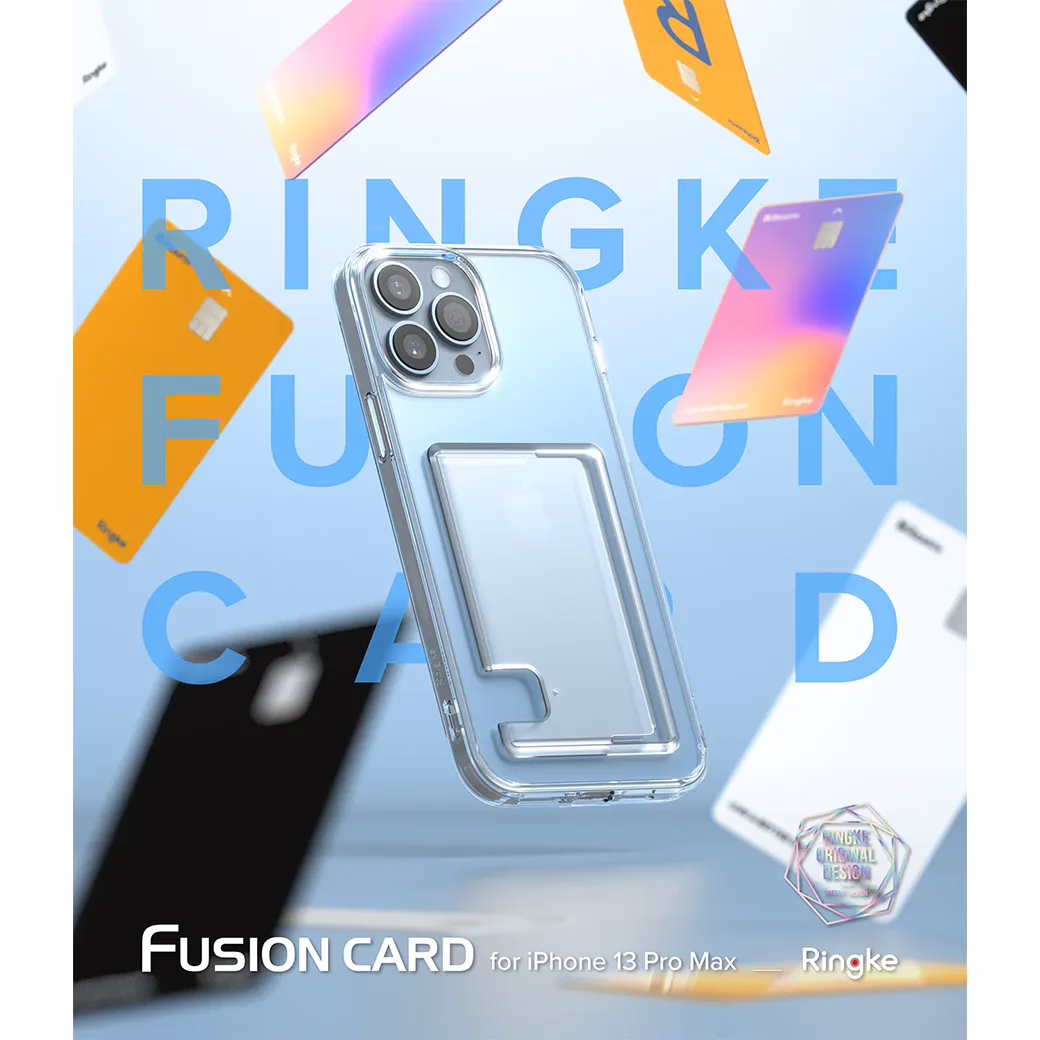 เคส Ringke รุ่น Fusion Card - iPhone 13 Pro Max - สี Clear