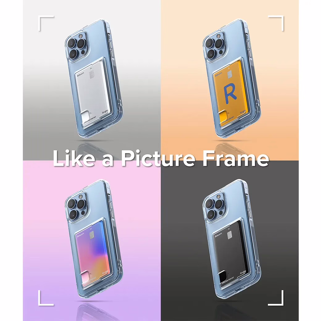 เคส Ringke รุ่น Fusion Card - iPhone 13 Pro Max - สี Clear