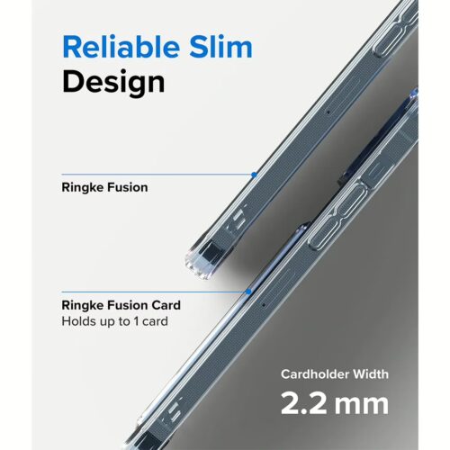 เคส Ringke รุ่น Fusion Card - iPhone 13 Pro Max - สี Clear - Image 5
