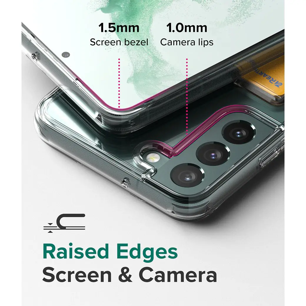 เคส Ringke รุ่น Fusion Card - Galaxy S22 Plus - สี Clear