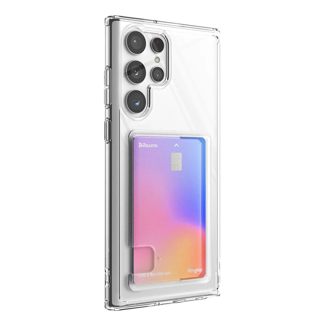 เคส Ringke รุ่น Fusion Card - Galaxy S22 Ultra - สี Clear