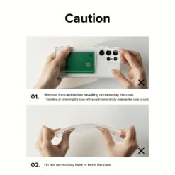Ringke รุ่น Fusion Card - เคส Galaxy S22 Ultra - สี Clear
