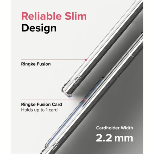Ringke รุ่น Fusion Card - เคส Galaxy S22 Ultra - สี Clear - Image 8