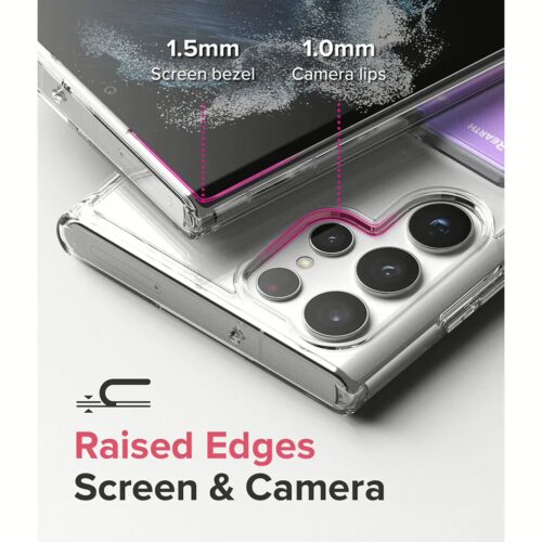 Ringke รุ่น Fusion Card - เคส Galaxy S22 Ultra - สี Clear - Image 7