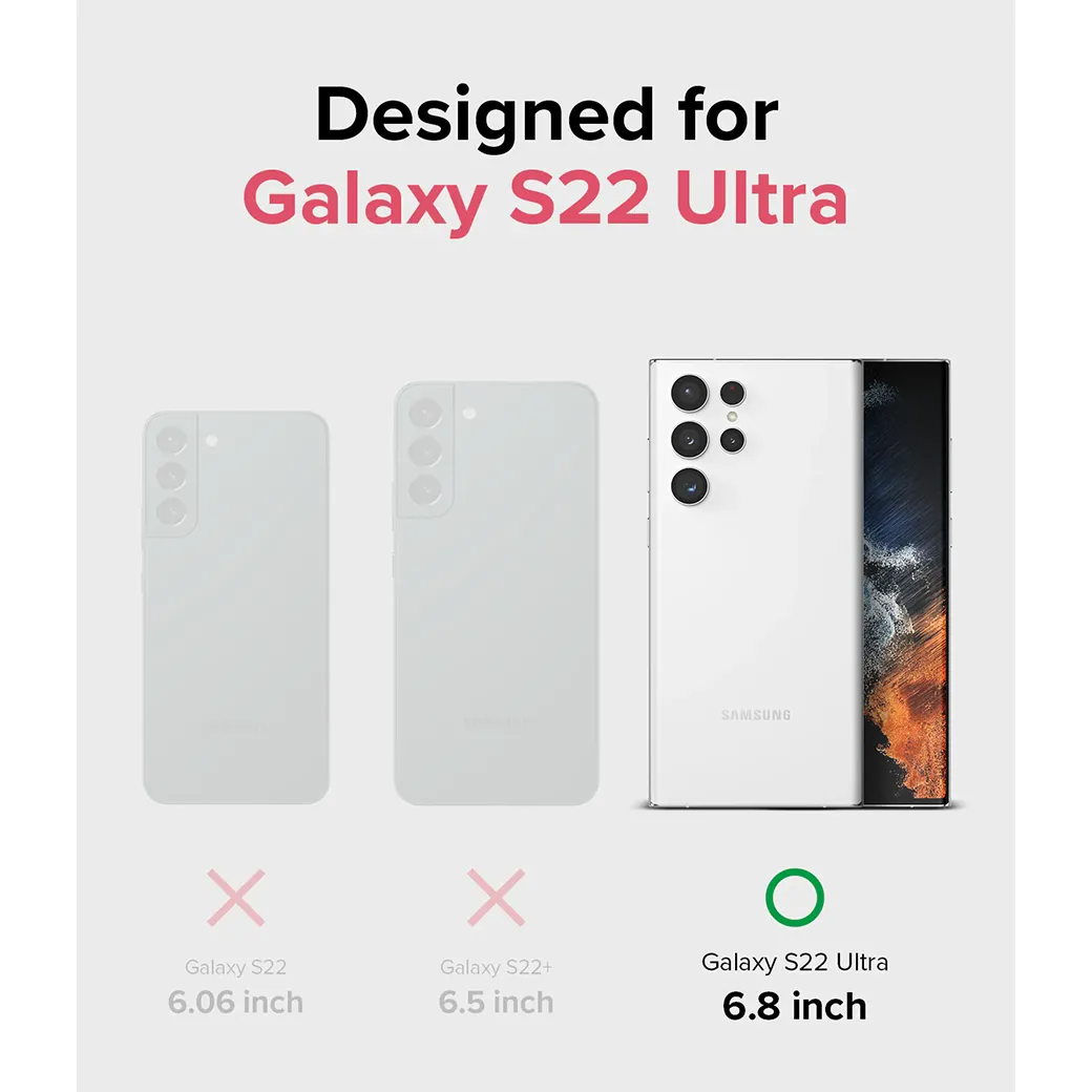 เคส Ringke รุ่น Fusion Card - Galaxy S22 Ultra - สี Clear