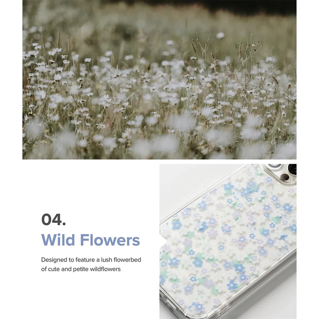 เคส Ringke รุ่น Fusion Design - iPhone 13 - ลาย Wild Flowers