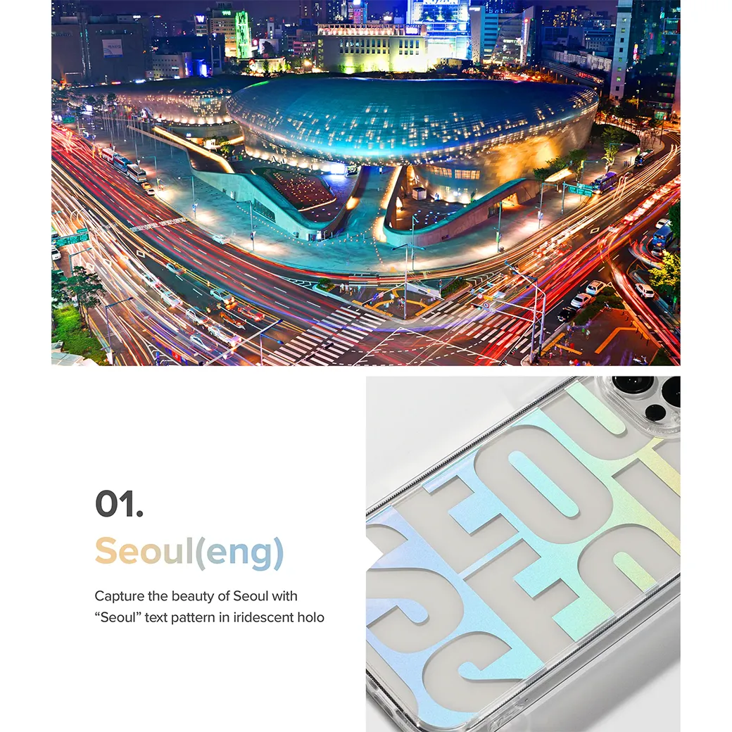 เคส Ringke รุ่น Fusion Design - iPhone 13 Pro - ลาย Seoul