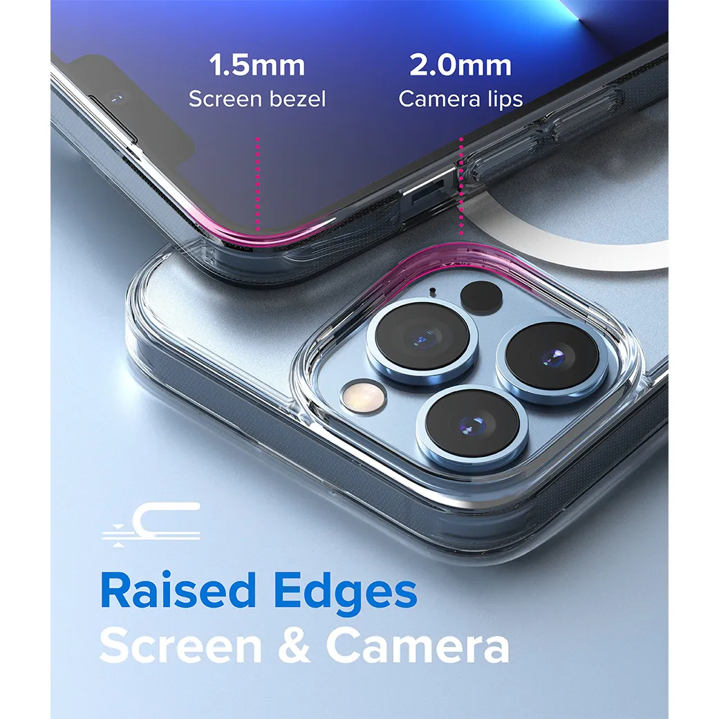 เคส Ringke รุ่น Fusion Magnetic - iPhone 13 Pro Max - สี Matte Clear