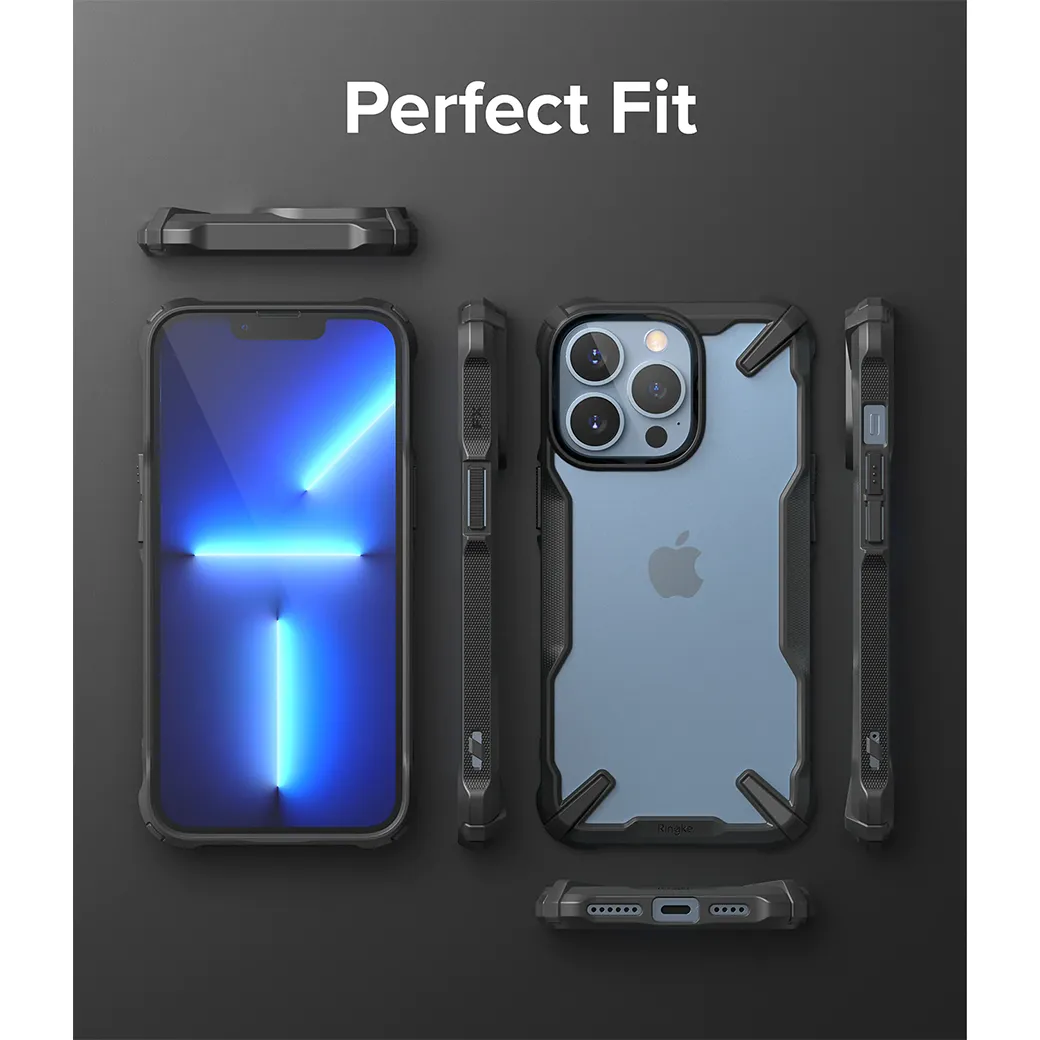 เคส Ringke รุ่น Fusion X Design - iPhone 13 Pro Max - ลาย Camo Black