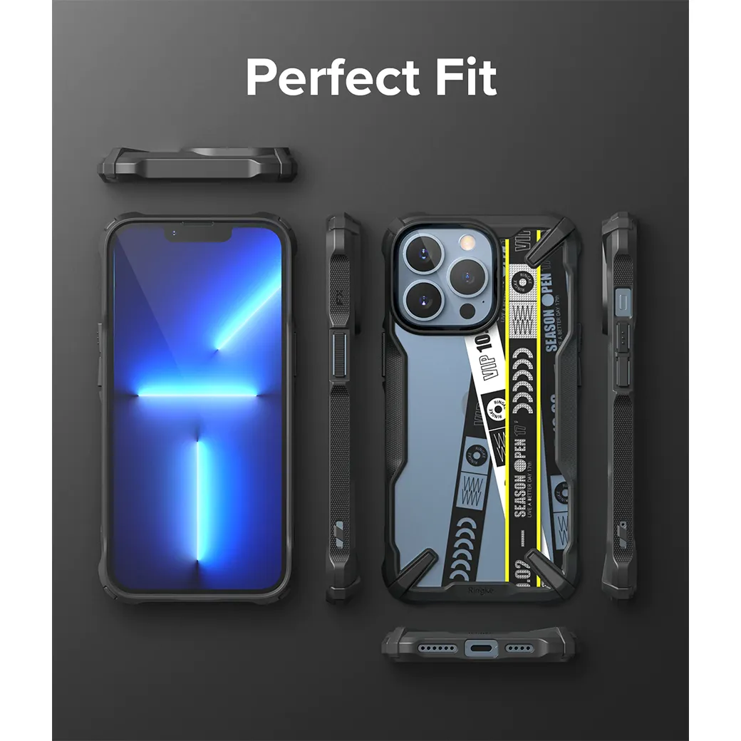 เคส Ringke รุ่น Fusion X Design - iPhone 13 Pro Max - ลาย Ticket Band