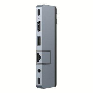 อุปกรณ์เชื่อมต่อ Hyper รุ่น HyperDrive Duo Pro 7 in 2 USB-C Hub for MacBook Pro 2021 - สีเทา