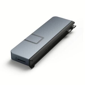 อุปกรณ์เชื่อมต่อ Hyper รุ่น HyperDrive Duo Pro 7 in 2 USB-C Hub for MacBook Pro 2021 - สีเทา