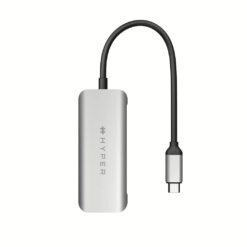 อุปกรณ์เชื่อมต่อ Hyper รุ่น HyperDrive 4 in 1 USB-C Hub - สีเทา