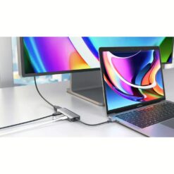 อุปกรณ์เชื่อมต่อ Hyper รุ่น HyperDrive 4 in 1 USB-C Hub - สีเทา