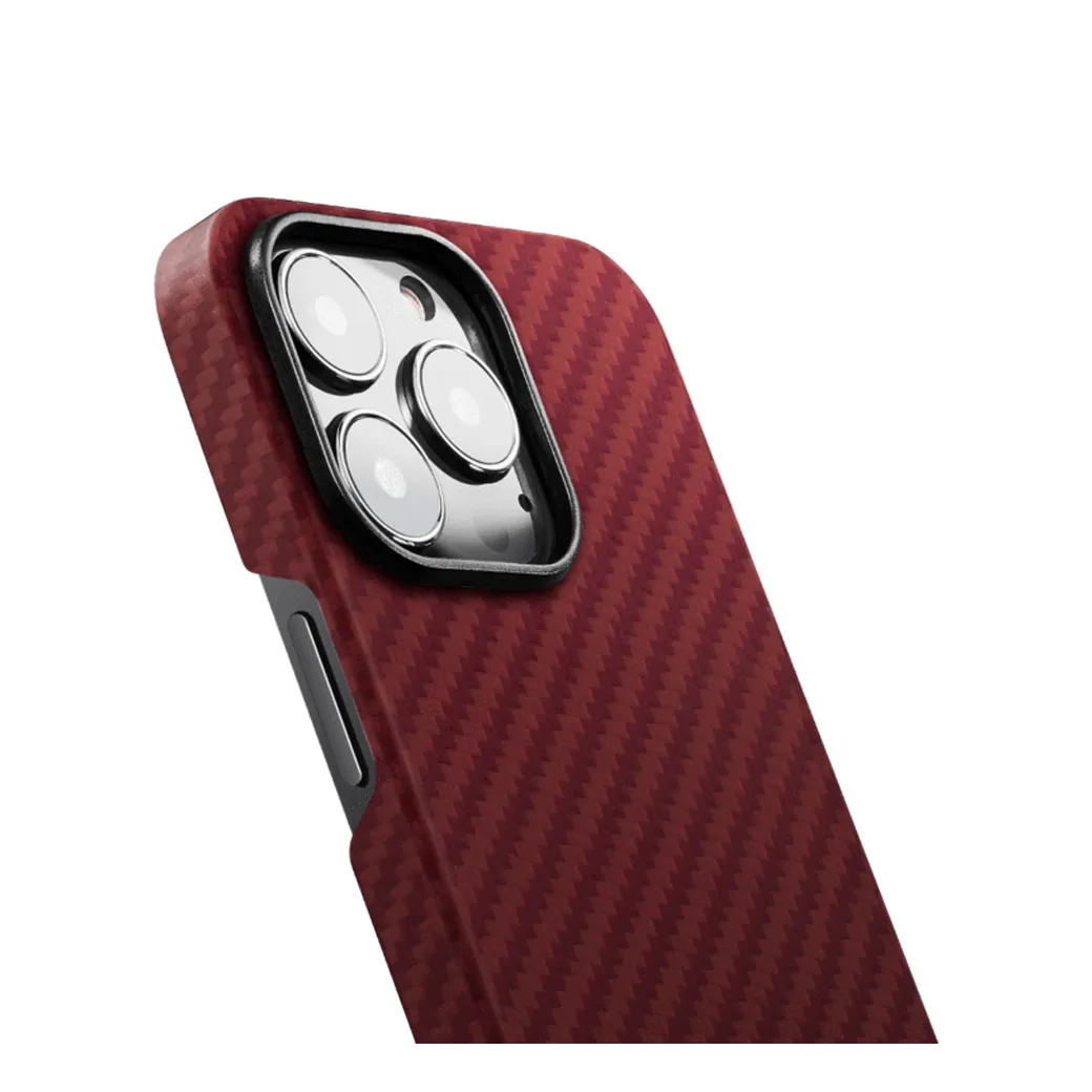 เคส Pitaka รุ่น MagEZ Case 2 - iPhone 13 Pro Max - สี Red/Orange Twill