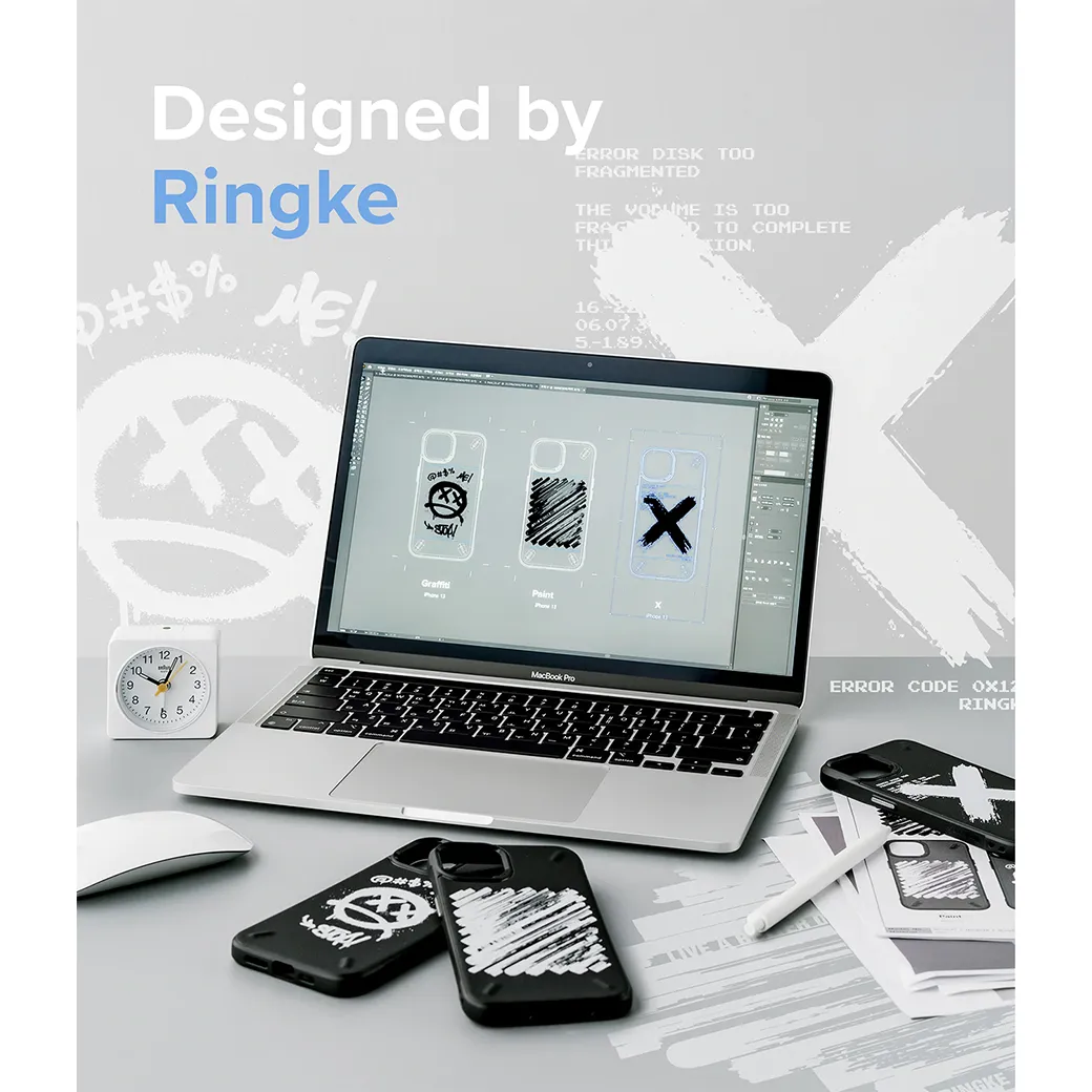เคส Ringke รุ่น Onyx Design - iPhone 13 Pro - ลาย Graffiti