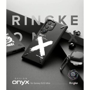 Ringke รุ่น Onyx Design - เคส Galaxy S22 Ultra - ลาย X