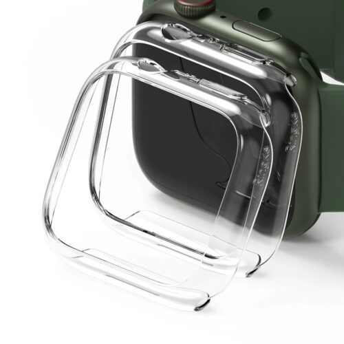 เคส Ringke รุ่น Slim - Apple Watch Series 7/8/9 (45mm) - สี Clear (แพ็ค 2 ชิ้น)