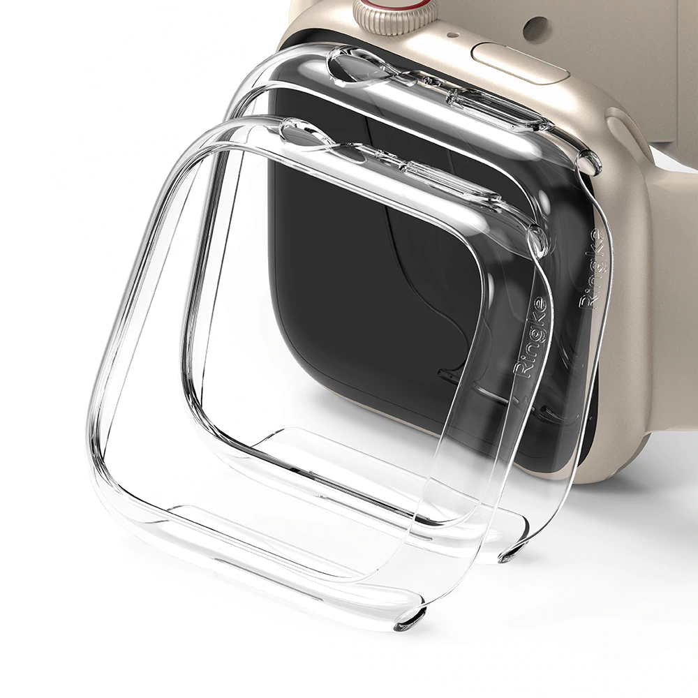 เคส Ringke รุ่น Slim - Apple Watch Series 7/8/9 (41mm) - สี Clear (แพ็ค 2 ชิ้น)