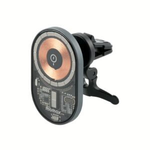 แท่นชาร์จไร้สายติดช่องแอร์ในรถ Momax รุ่น Q.Mag Mount 3 Magnetic (15W) - สีเทาสเปซเกรย์ 15 แท่นชาร์จไร้สายติดช่องแอร์ในรถ Momax รุ่น Q.Mag Mount 3 Magnetic (15W) - สีเทาสเปซเกรย์