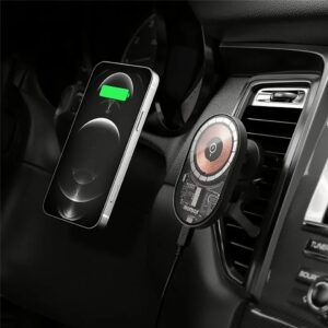 แท่นชาร์จไร้สายติดช่องแอร์ในรถ Momax รุ่น Q.Mag Mount 3 Magnetic (15W) - สีเทาสเปซเกรย์ 21 แท่นชาร์จไร้สายติดช่องแอร์ในรถ Momax รุ่น Q.Mag Mount 3 Magnetic (15W) - สีเทาสเปซเกรย์