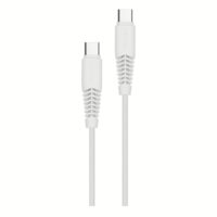 Philips สายชาร์จ รุ่น USB-C to C ชาร์จไว 25W (ยาว 1.2 เมตร) - สี White