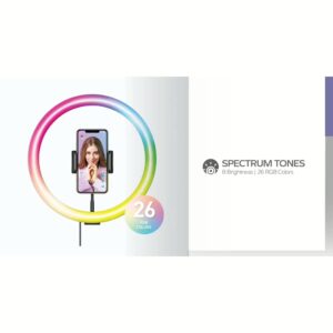 ไฟวงแหวนไลฟ์สตรีม Momax รุ่น V.LOG Livestream ขนาด 12 นิ้ว - ไฟ RGB 15 ไฟวงแหวนไลฟ์สตรีม Momax รุ่น V.LOG Livestream ขนาด 12 นิ้ว - ไฟ RGB