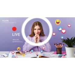 ไฟวงแหวนไลฟ์สตรีม Momax รุ่น V.LOG Livestream ขนาด 12 นิ้ว