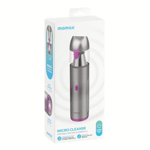 เครื่องดูดฝุ่นแบบพาพก Momax รุ่น Micro Cleanse - สีเทาสเปซเกรย์ - Image 12