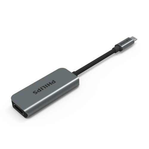 อุปกรณ์เชื่อมต่อ Philips รุ่น 3 in 1 Hub C to HDMI - สี Silver - Image 3
