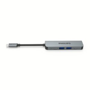 อุปกรณ์เชื่อมต่อ Philips รุ่น 5 in1 Hub C to HDMI - สี Silver