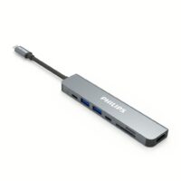 อุปกรณ์เชื่อมต่อ Philips รุ่น 7 in 1 Hub C to HDMI - สี Silver