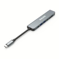 อุปกรณ์เชื่อมต่อ Philips รุ่น 7 in 1 Hub C to HDMI - สี Silver