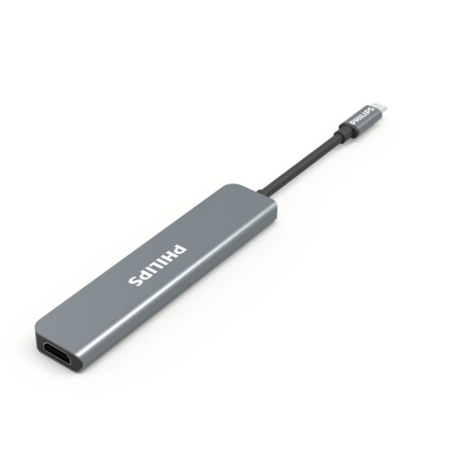 อุปกรณ์เชื่อมต่อ Philips รุ่น 7 in 1 Hub C to HDMI - สี Silver - Image 8