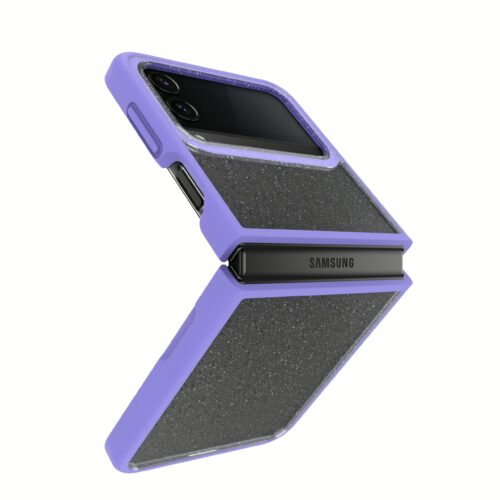 OtterBox รุ่น Thin Flex - เคส Galaxy Z Flip 4 - สี Sparkle Purplexing - Image 3