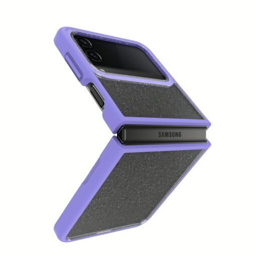 OtterBox รุ่น Thin Flex - เคส Galaxy Z Flip 4 - สี Sparkle Purplexing - Image 3