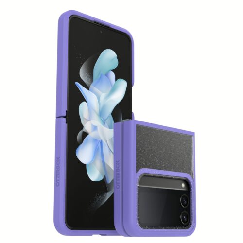 OtterBox รุ่น Thin Flex - เคส Galaxy Z Flip 4 - สี Sparkle Purplexing - Image 2