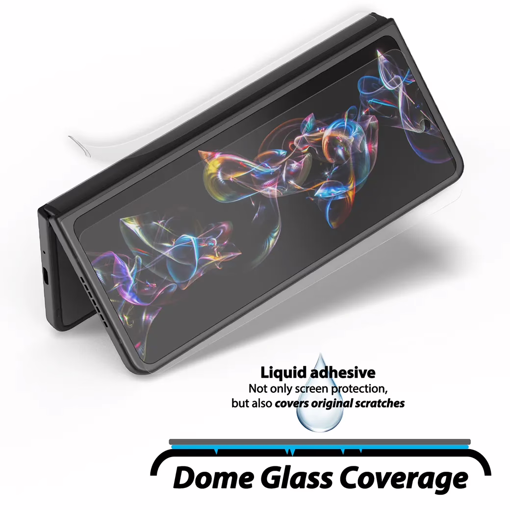 Whitestone Dome Glass - ฟิล์มกระจก Galaxy Z Fold 4 - อุปกรณ์การติดแบบครบชุด