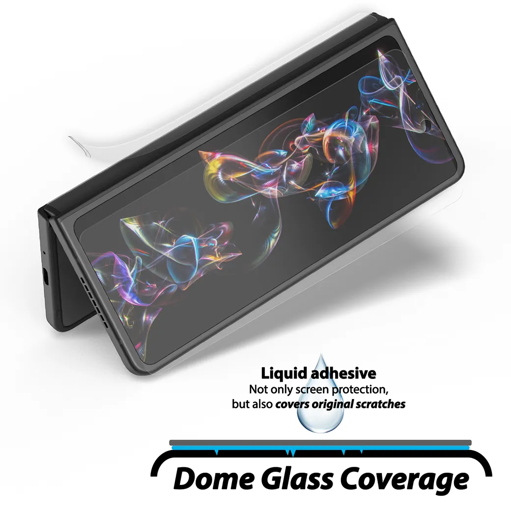 ฟิล์มกระจกนิรภัย Whitestone Dome Glass - Galaxy Z Fold 4 - อุปกรณ์การติดแบบครบชุด