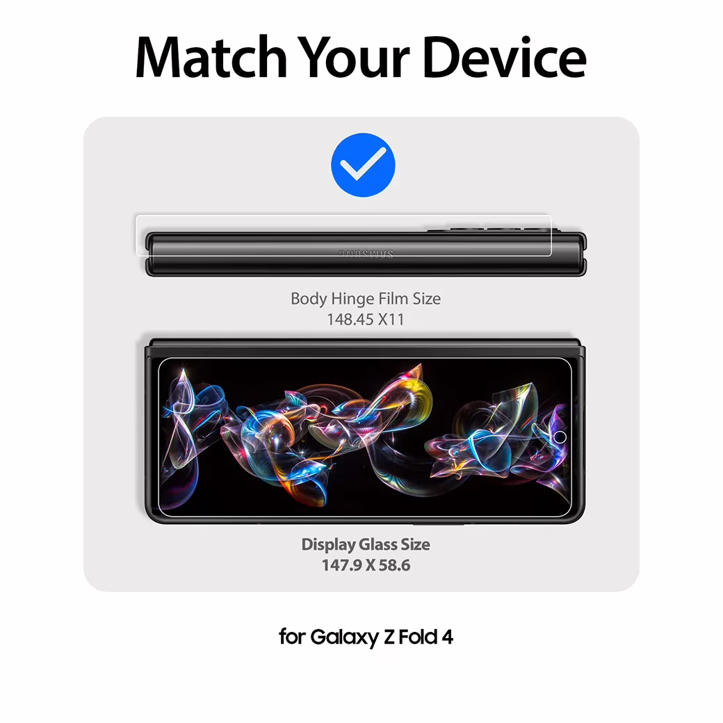 Whitestone Dome Glass - ฟิล์มกระจก Galaxy Z Fold 4 - อุปกรณ์การติดแบบครบชุด