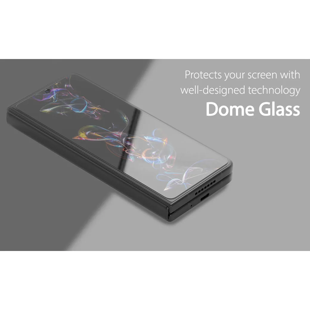 Whitestone Dome Glass - ฟิล์มกระจก Galaxy Z Fold 4 - อุปกรณ์การติดแบบครบชุด