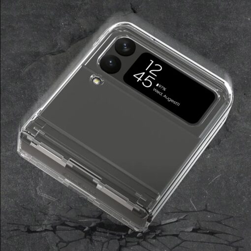 Araree รุ่น Nukin 360 - เคส Galaxy Z Flip 4 - สี Clear - Image 5