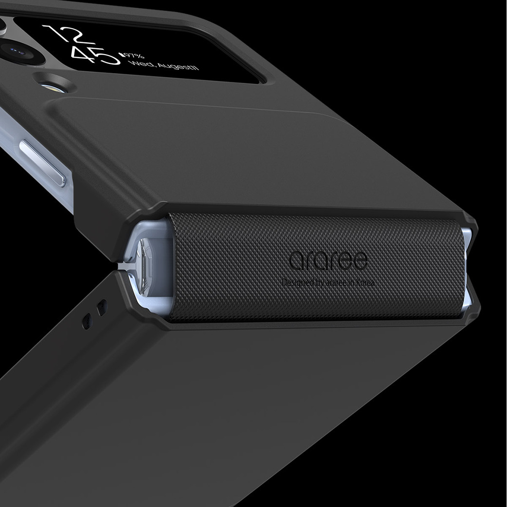 Araree รุ่น Aeroflex - เคส Galaxy Z Flip 4 - สีดำ