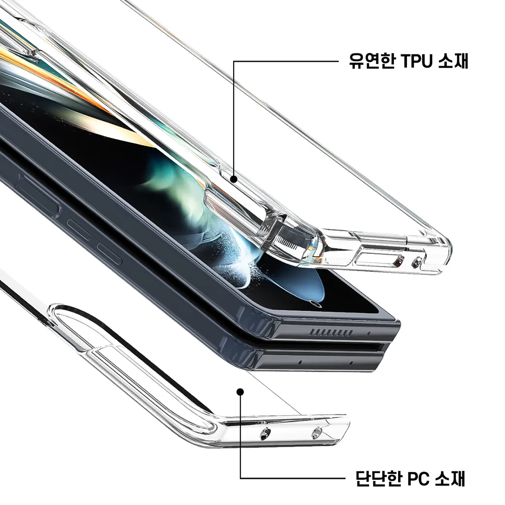 เคส Araree รุ่น Nukin P - Galaxy Z Fold 4 - สีใส