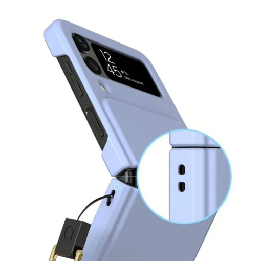 Araree รุ่น Aeroflex - เคส Galaxy Z Flip 4 - สีฟ้า - Image 5