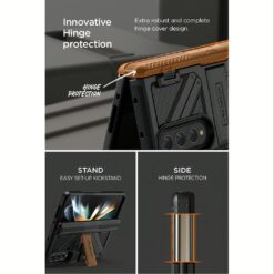 VRS รุ่น Terra Guard Ultimate - เคส Galaxy Z Fold 4 - สี Matte Black