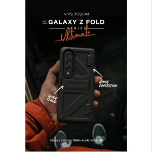 VRS รุ่น Terra Guard Ultimate - เคส Galaxy Z Fold 4 - สี Matte Black