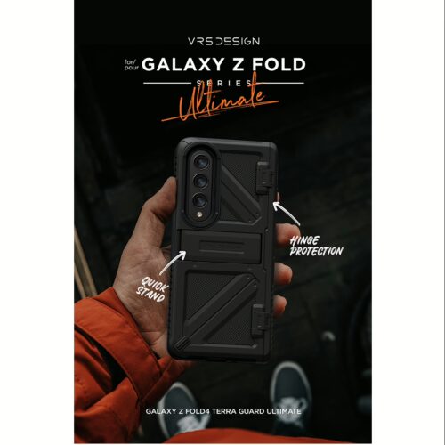 VRS รุ่น Terra Guard Ultimate - เคส Galaxy Z Fold 4 - สี Matte Black - Image 11